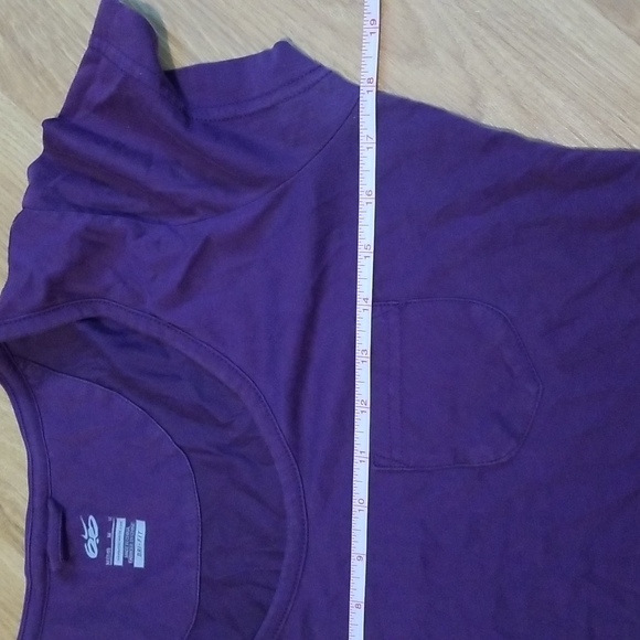Nike Dri-Fit purple short sleeve basic workout shirt medium - Picture 9 of 10